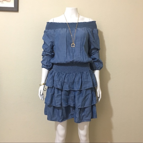 michael kors off the shoulder dress